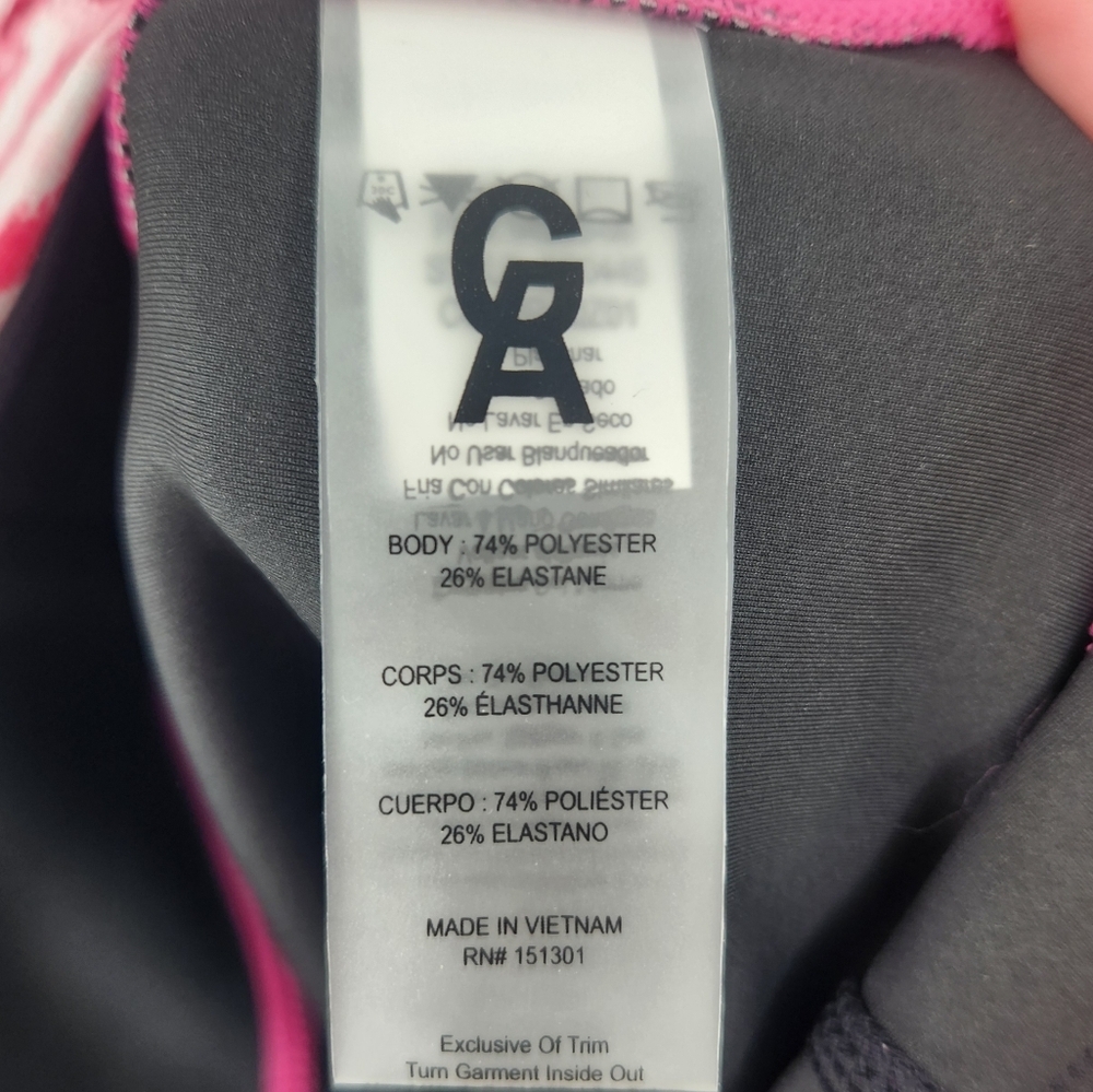 New Good American Core Power‎ 7/ 8 Leggings in Quartz Leopard Print Size 2 - Picture 4 of 9